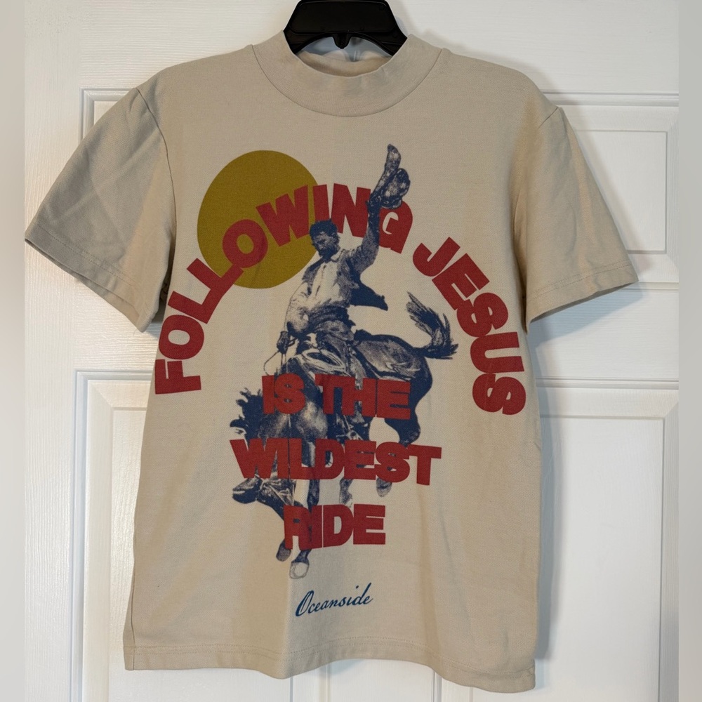 American Apparel Western Christian Graphic Tee